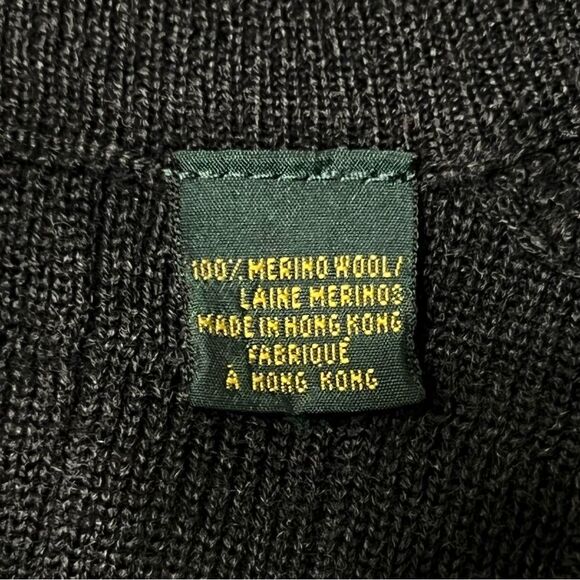 Vintage Bobby Jones Men’s Sweater Sz L Extra Fine Merino Wool Grey Golf Casual - Picture 6 of 6